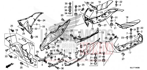FLOOR STEP NC750DE de 2014